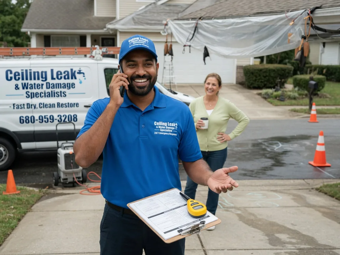 Ceiling Leak Cleanup Mingus, TX FAQs